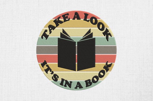 Take A Look It’s In A Book Retro Rainbow